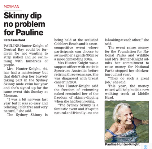 sydney skinny swim mosman daily article